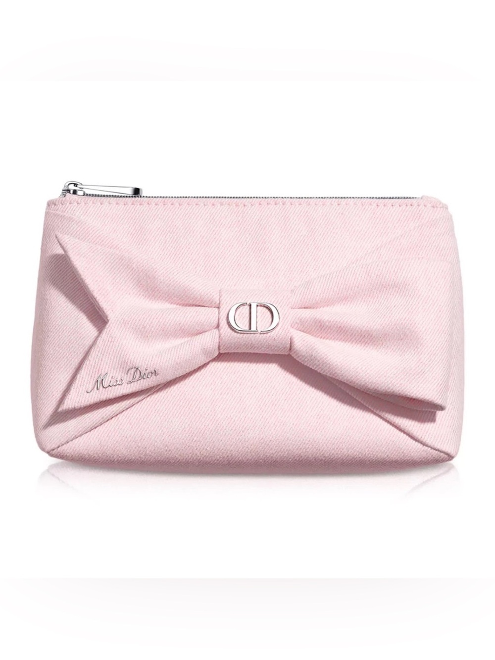 Dior Miss Dior Pink Bow Cosmetic Pouch Bag (NEW)
